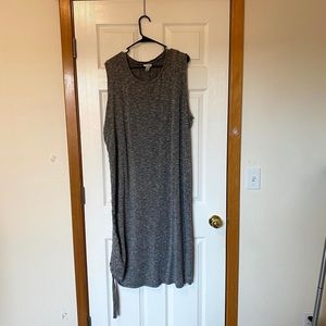 3x sleeveless jersey dress